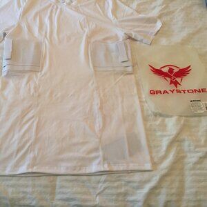 Graystone Men’s Holster Crew Round Neck Shirt Concealed Carry White Sz XL NWT